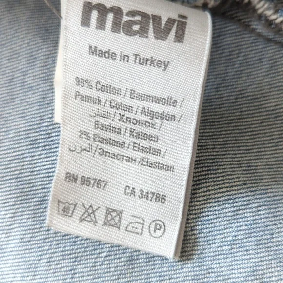 Mavi Light Blue Distressed Denim Jacket - Picture 9 of 10